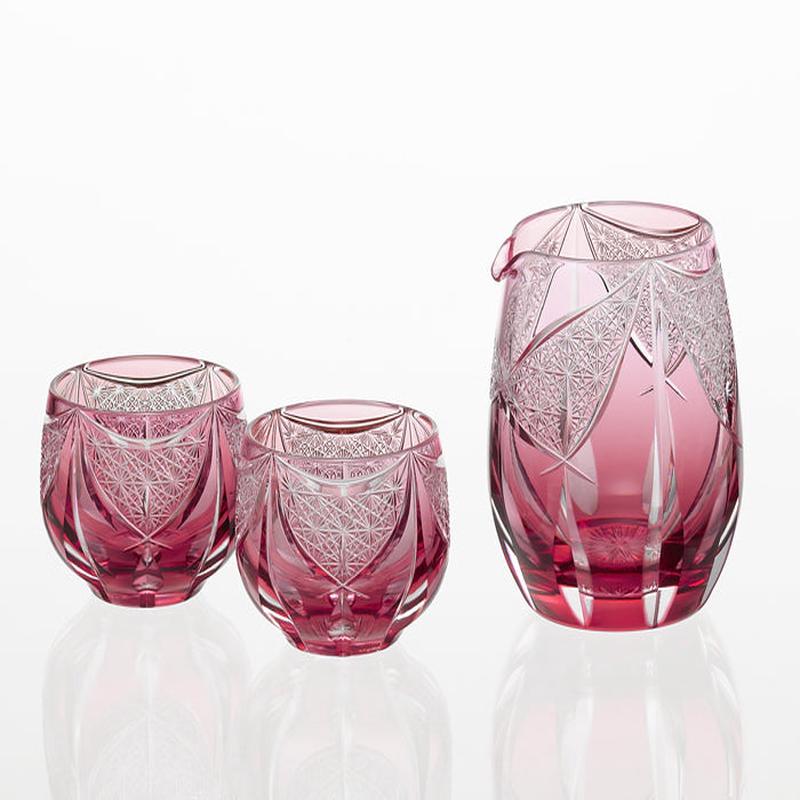Kagami Crystal - Sake Barware, Edo Kiriko Kagura
