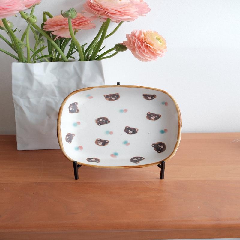 Kato Mikiko Square Plate - MK40