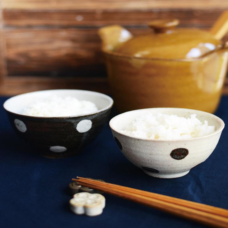 Studio M Mizutama Polka Dot Rice Bowl
