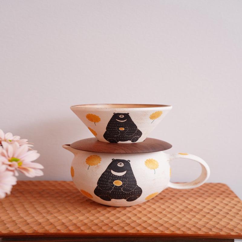 Hanamame & - Coffee Filter and Jug Set #1