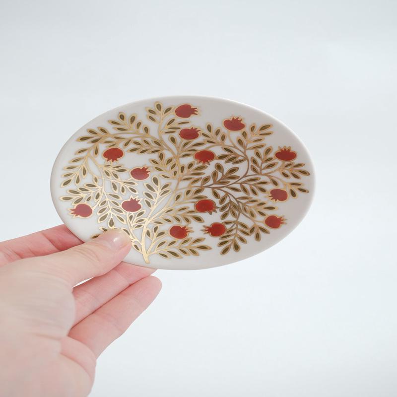 Natsumi Iino Saucer - Pomegranate NI003
