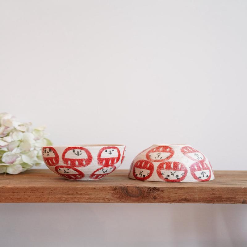 Tomotaro - Daruma Small Rice Bowl