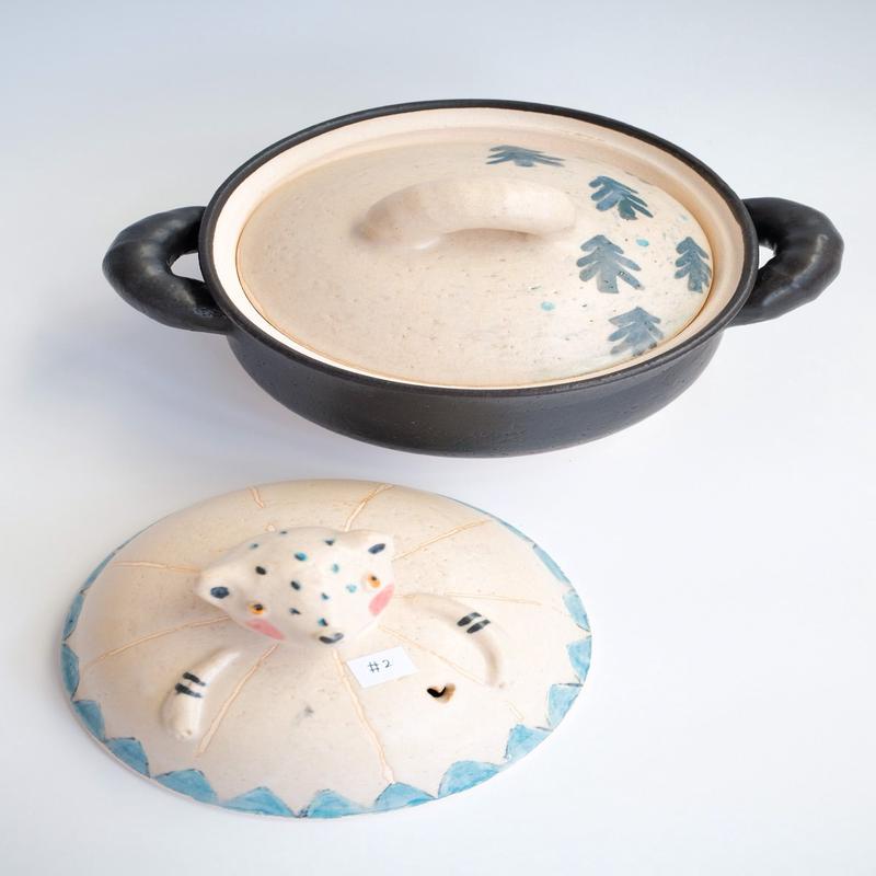 Boobee Studio - Small Pot with Double Lids BS09-2