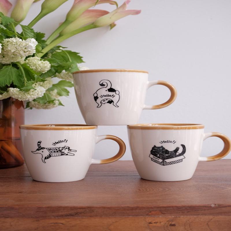 Kakuni Minoware Cat Mug