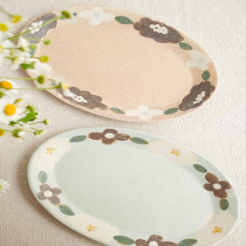 Makiko Okizawa - Medium Oval Plate MA12