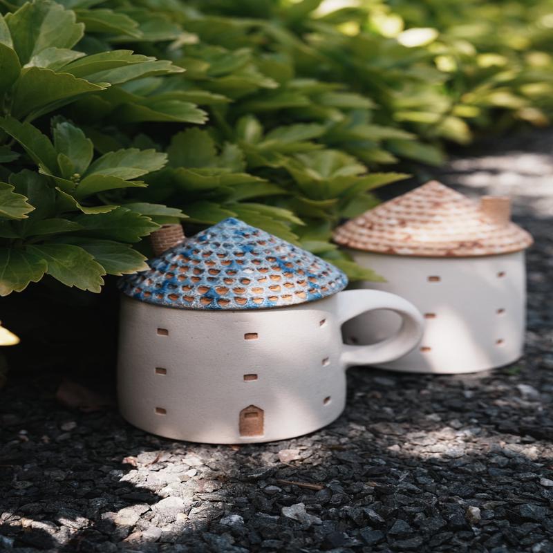 Forest Seed Pottery Ceramic Clay House Mug