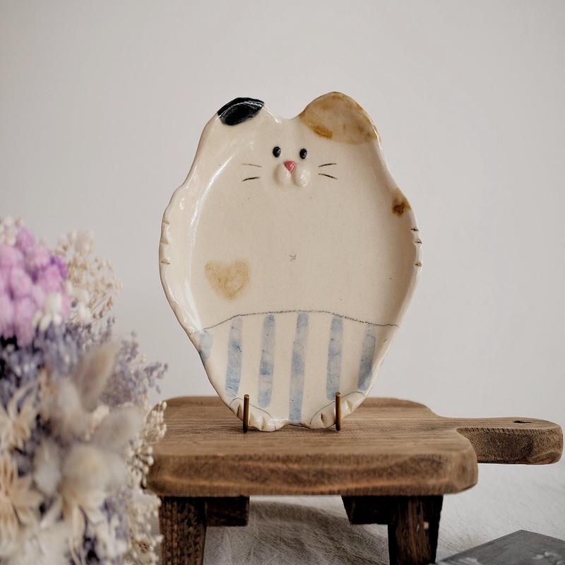 Harunyaaa - Cat Shape Plate - Large HY13 #1