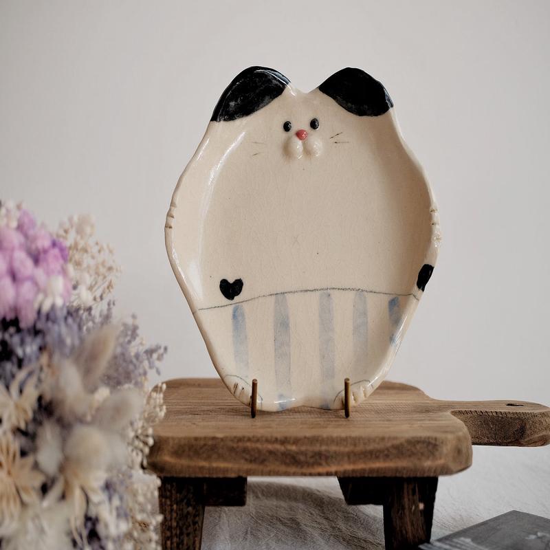 Harunyaaa - Cat Shape Plate - Large HY13 #2