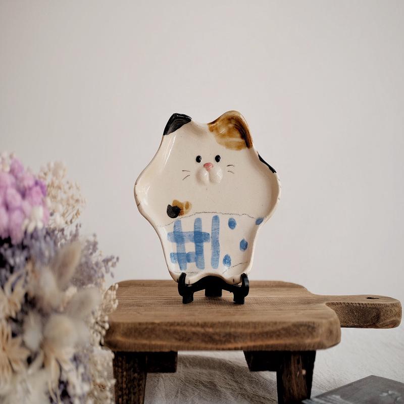 Harunyaaa - Cat Shape Plate -Small HY11 #1