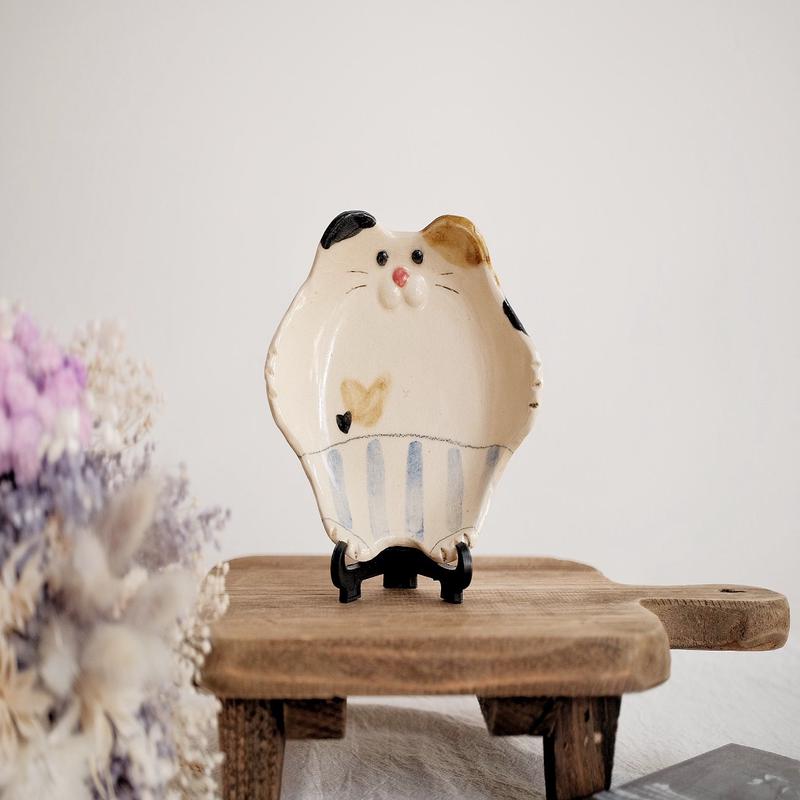 Harunyaaa - Cat Shape Plate -Small HY11 #3
