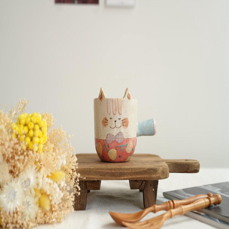 Cozy Nook - Round Cat Mug- CN02 #4