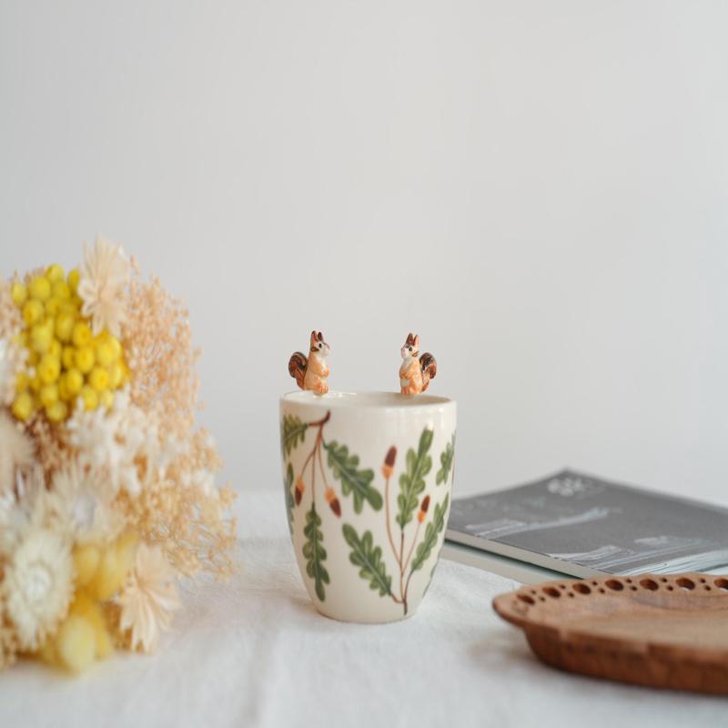 Sugar Poppo Round Cup - Squirrel SP21