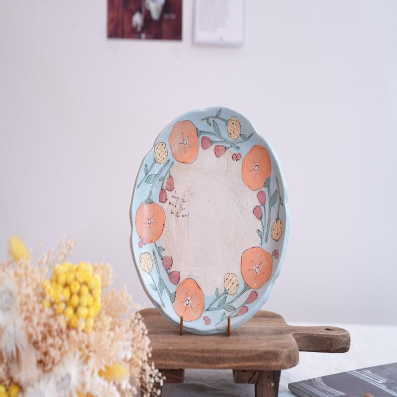 Cozy Nook - Floral Shaped Plate- CN22 #2