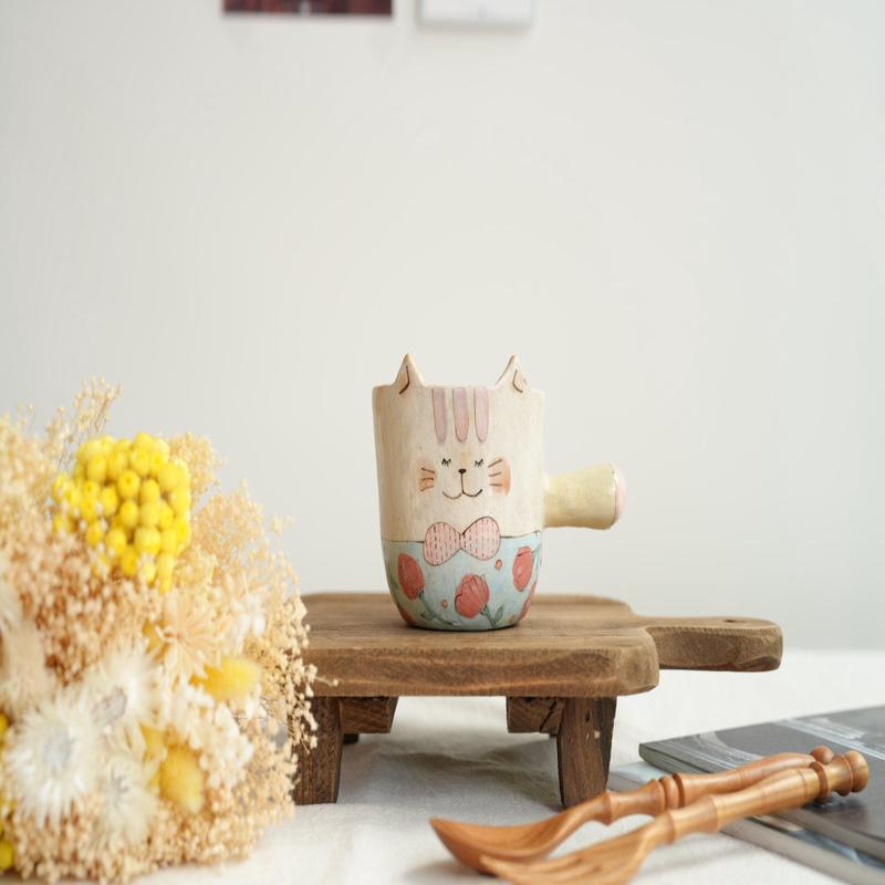 Cozy Nook - Round Cat Mug- CN02 #1