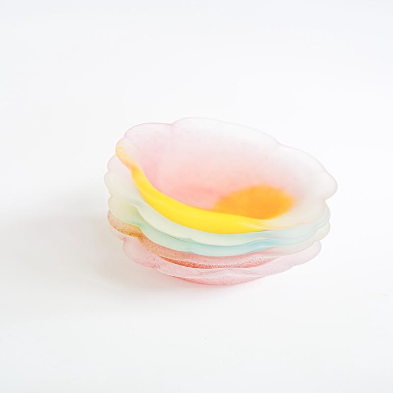 Aika x Iwasawa Glass Handmade Sakura Shaped Glass