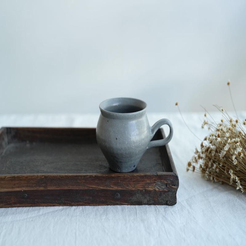 Hirokazu Furutani - Grey Glaze Round Mug HF28