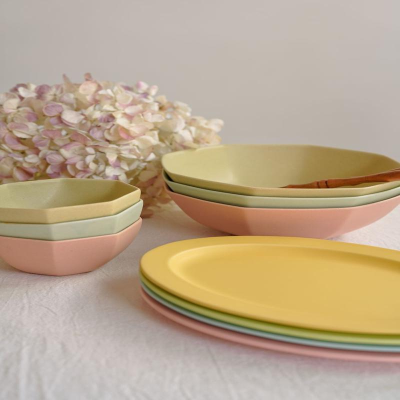 SAKUZAN Hakkaku Octagonal Bowls - L