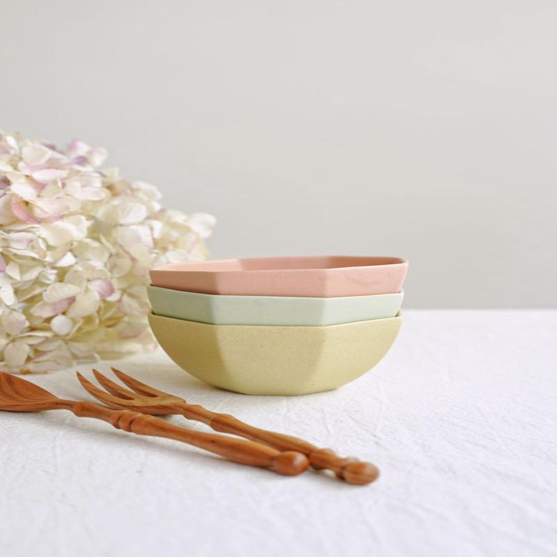 SAKUZAN Hakkaku Octagonal Bowls - M