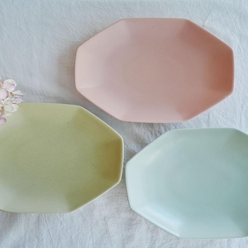 SAKUZAN Hakkaku Octagonal Plates - L