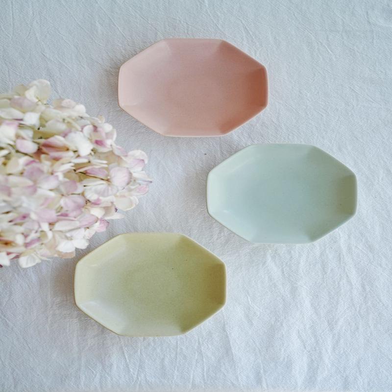 SAKUZAN Hakkaku Octagonal Plates - S