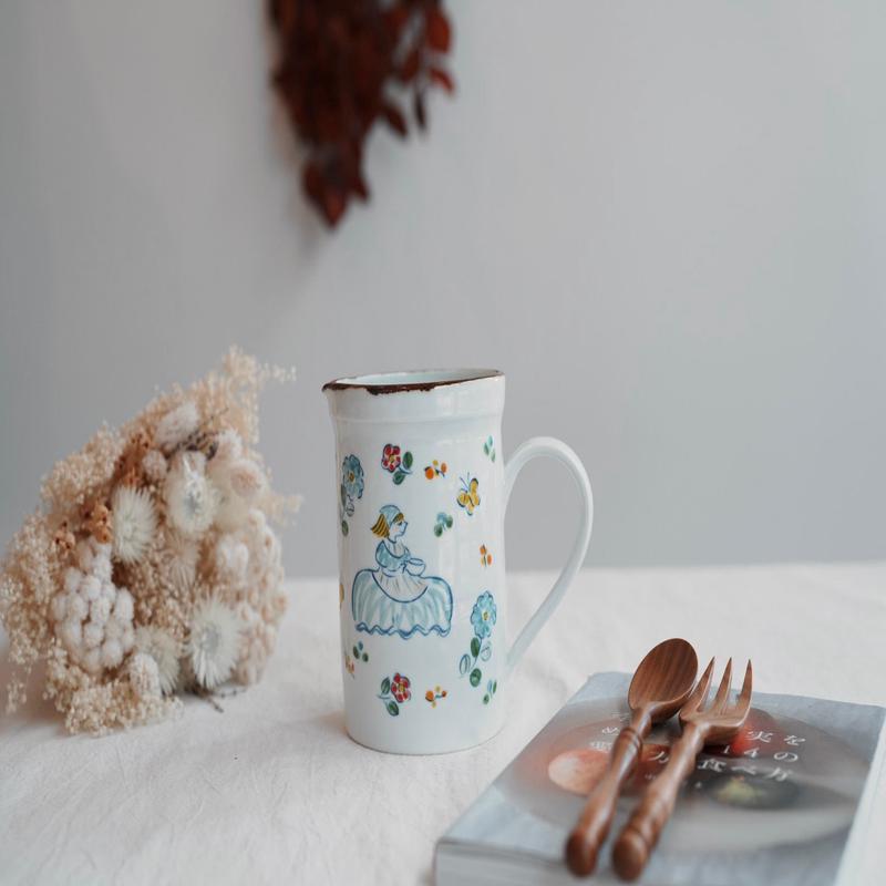 TATA Pottery Studio & - Porcelain Jug TP18 #1