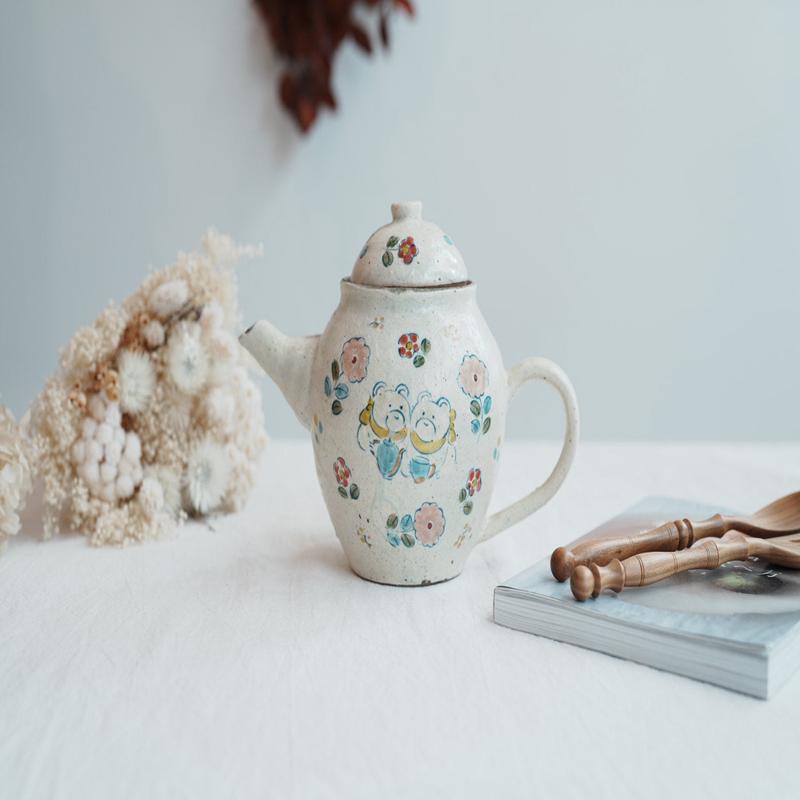 TATA Pottery Studio & - Slip Teapot TP20 #2