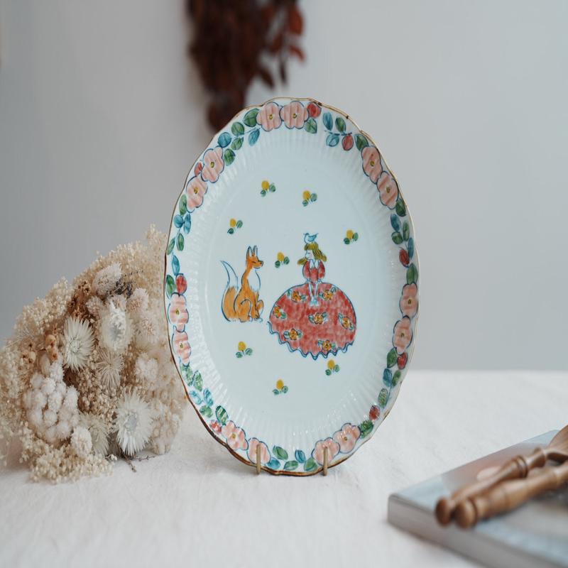 TATA Pottery Studio & - Porcelain Plate TP14