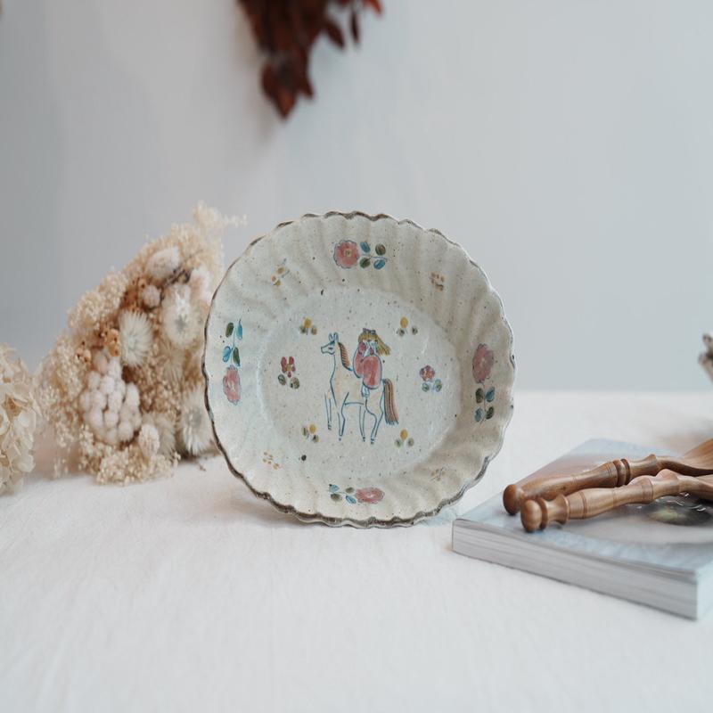 TATA Pottery Studio & - Slip Oval Bowl TP10 #3