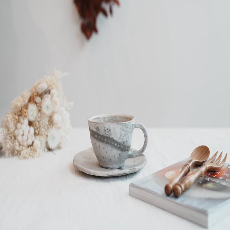 Akemi Suzuki - Road Collection Mug with Saucer AS11