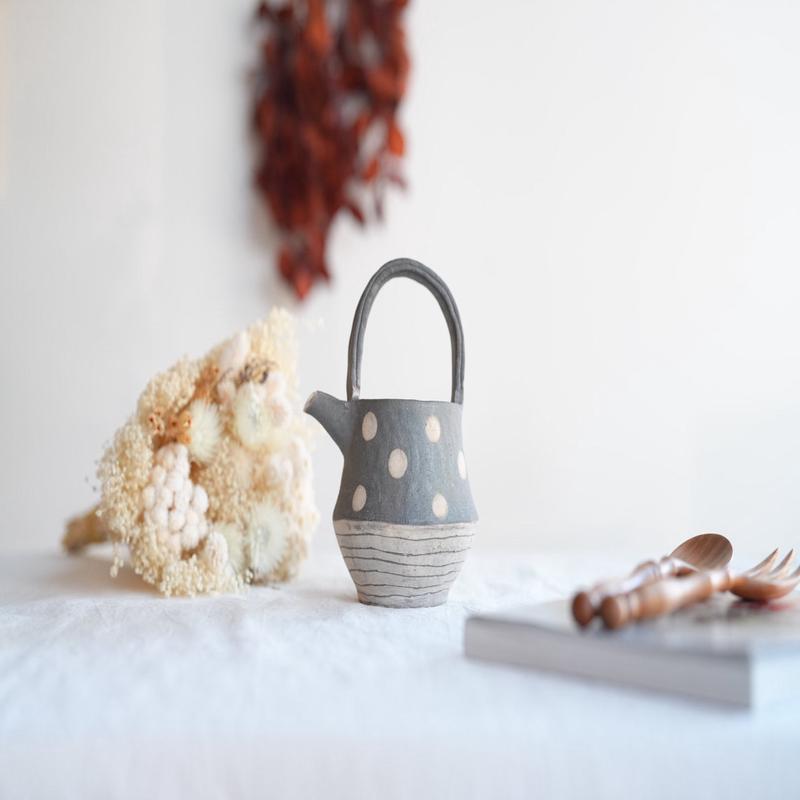 Akemi Suzuki - White Dot Collection - Jug AS31