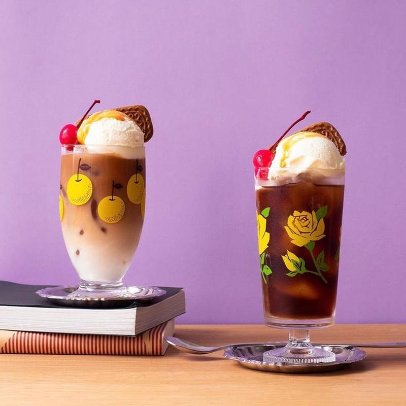 Aderia Glass Goblet - Yellow Rose