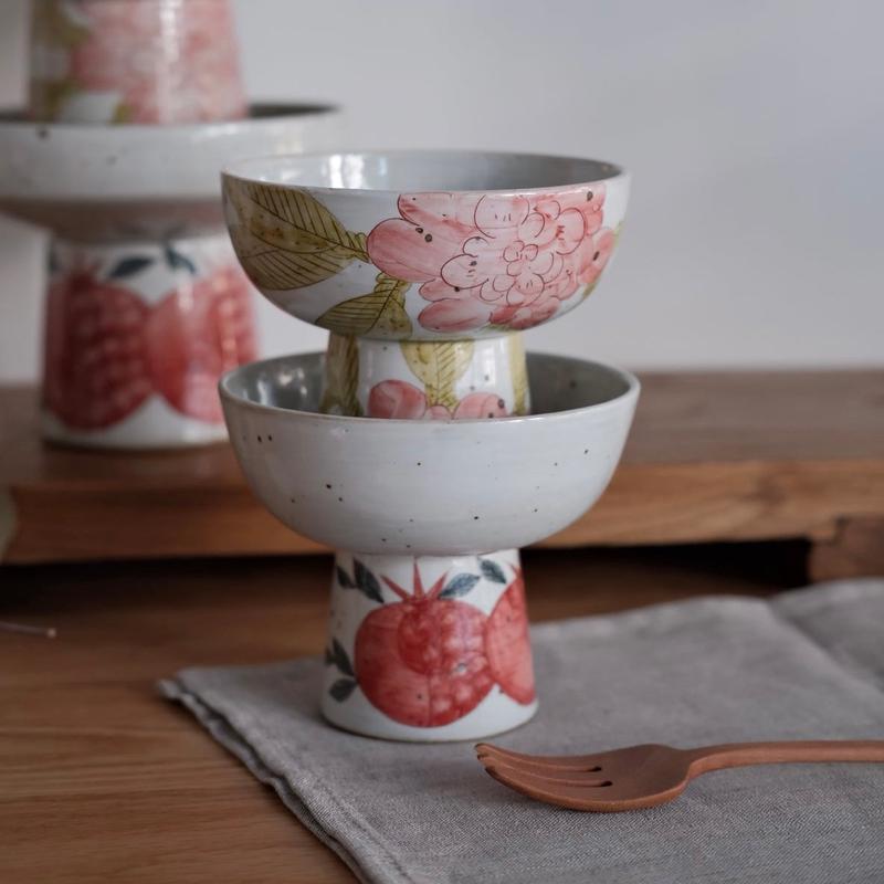 Cool Banana Hand Craft Pedestal Bowl