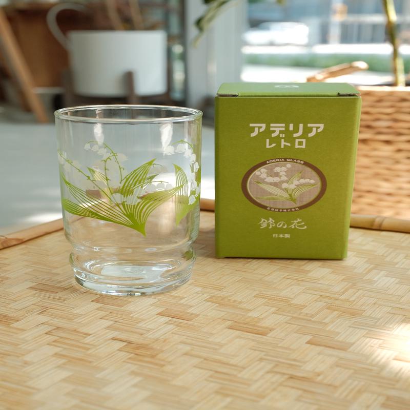 Aderia Glass Retro Tumbler - Lily