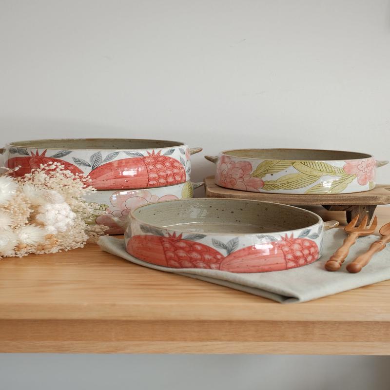 Cool Banana Bowl with Flower Handle