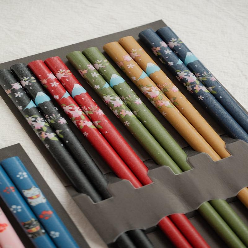 Japanese Chopsticks 5-Pair Set Collections