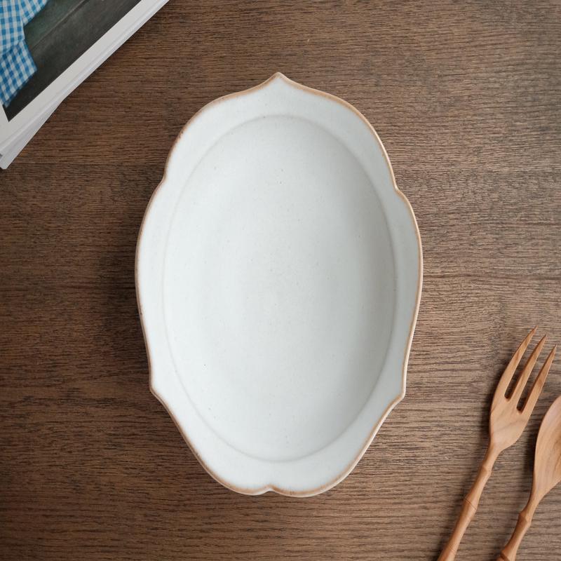 Norio Nakabayashi Floral Shaped Deep Plate - Blue NN04