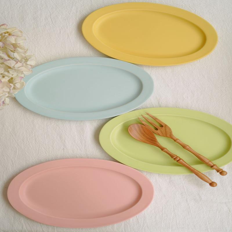 SAKUZAN Sara Gift H Set (4 Medium Oval Plates)
