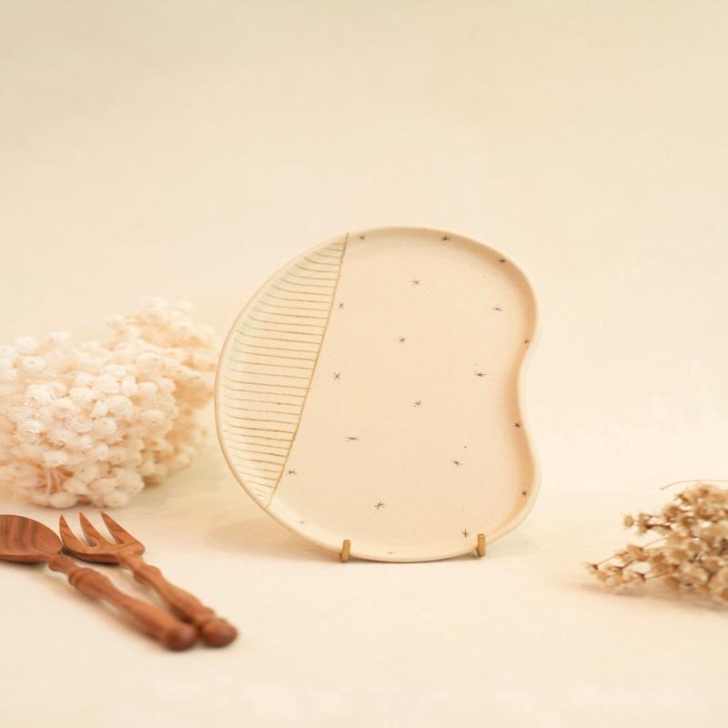 Chiho Yoshida Plate - Irregular Shape CY19