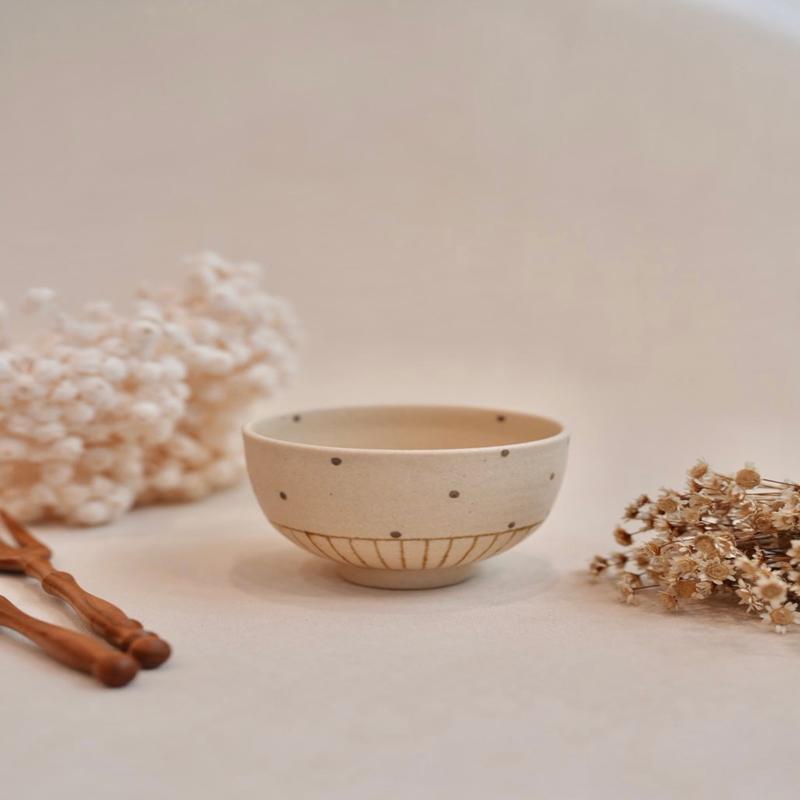 Chiho Yoshida - Rice Bowl - Line & Dots CY07