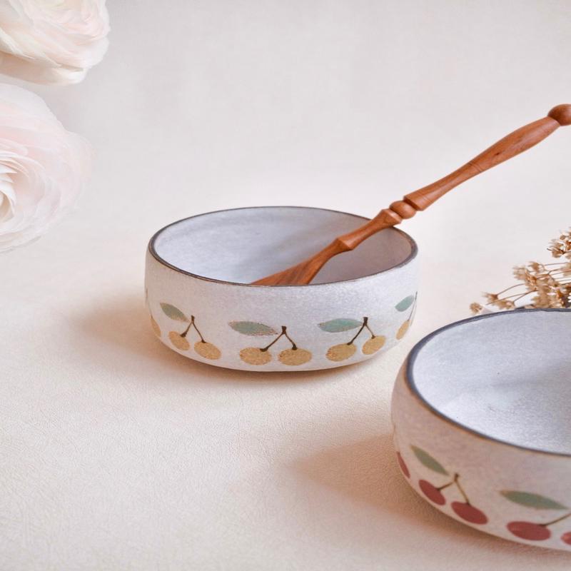 Kei Mitsumochi Cherry Bowl - Yellow KM70