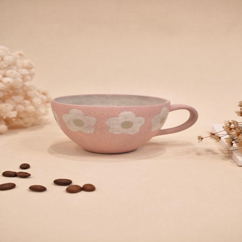 Kei Mitsumochi Flower Mug - Pink KM57
