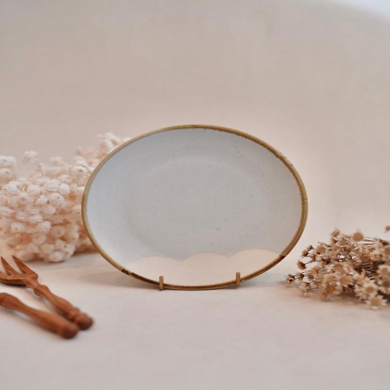 Makiko Sato - Cloud Round Plate MS06