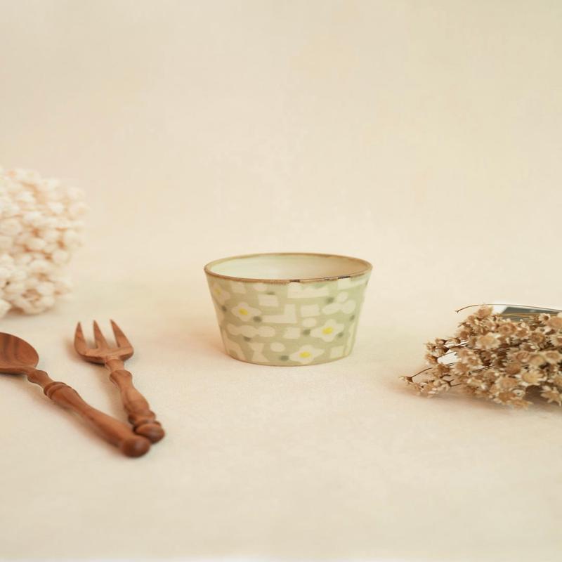 Makiko Sato - Green Mixed Pattern Free Cup MS12