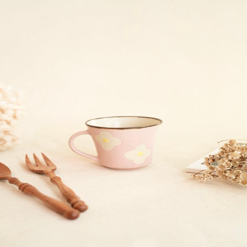 Makiko Sato - Pink Flower Mug MS17