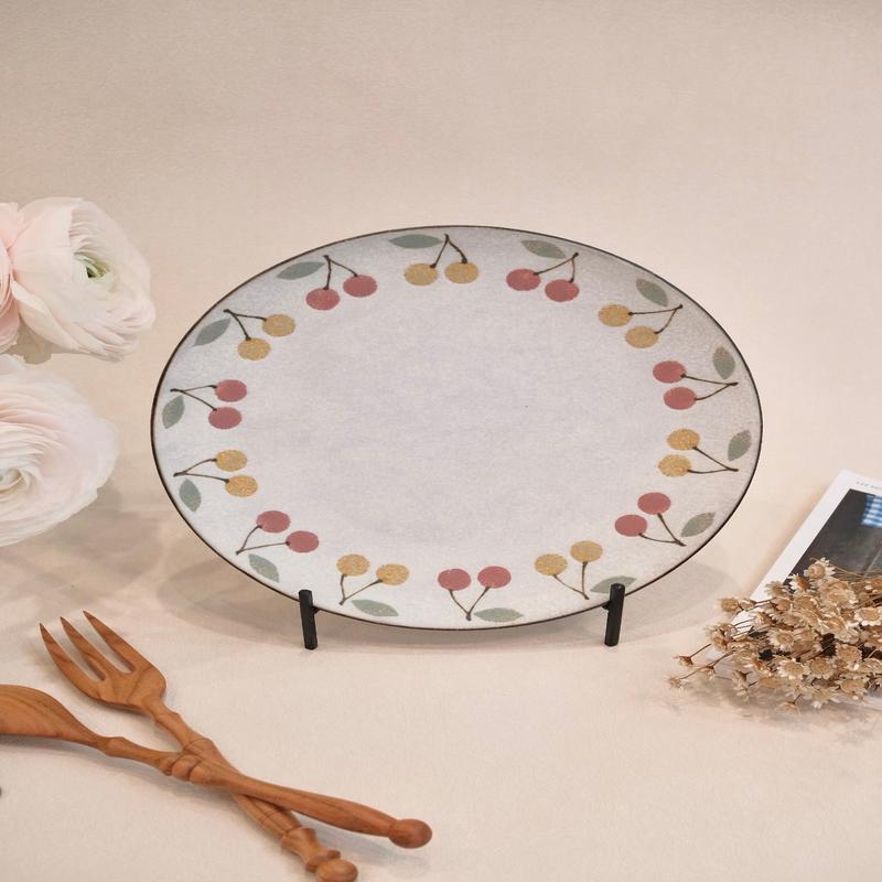 Kei Mitsumochi Large Plate - Mix Cherry KM16