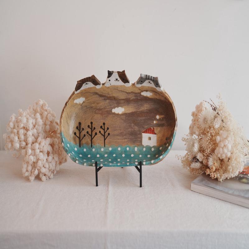 Fumiko Tsuchihashi - Large Oval Deep Plate FT20 #4