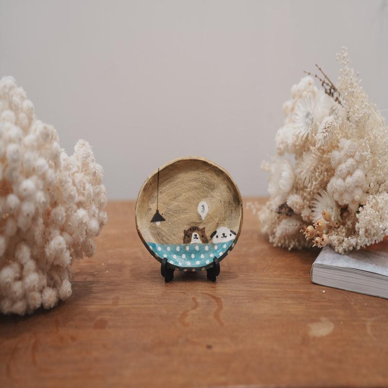 Fumiko Tsuchihashi - Mini Oval Plate FT18 #7