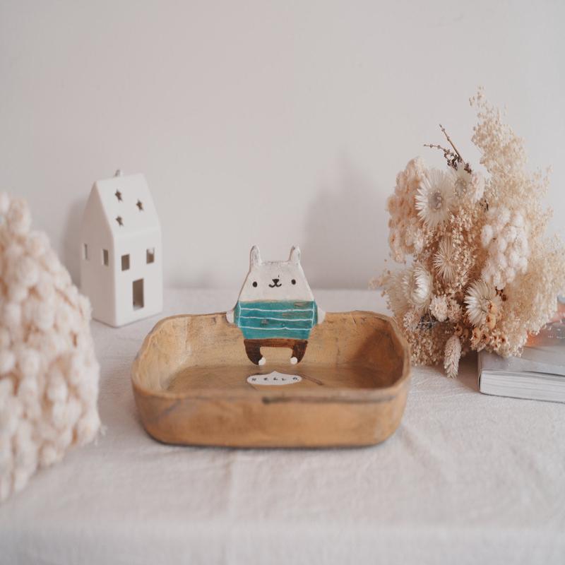 Fumiko Tsuchihashi - Square Deep Plate FT19 #1