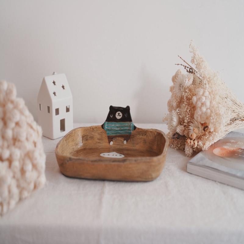 Fumiko Tsuchihashi - Square Deep Plate FT19 #6