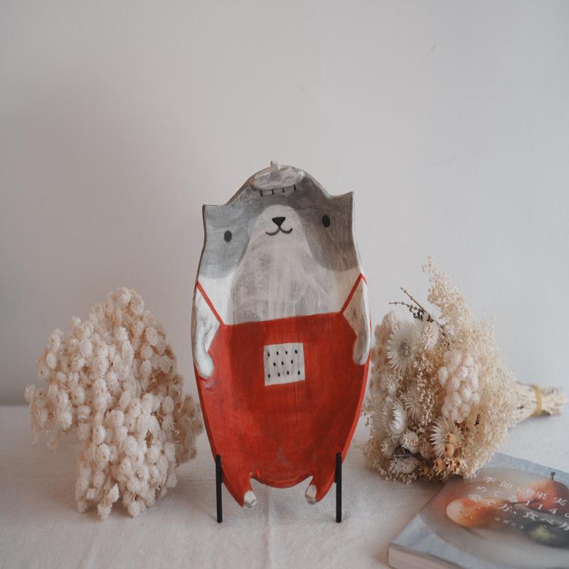 Fumiko Tsuchihashi - Animal Shaped Plate FT17 #5